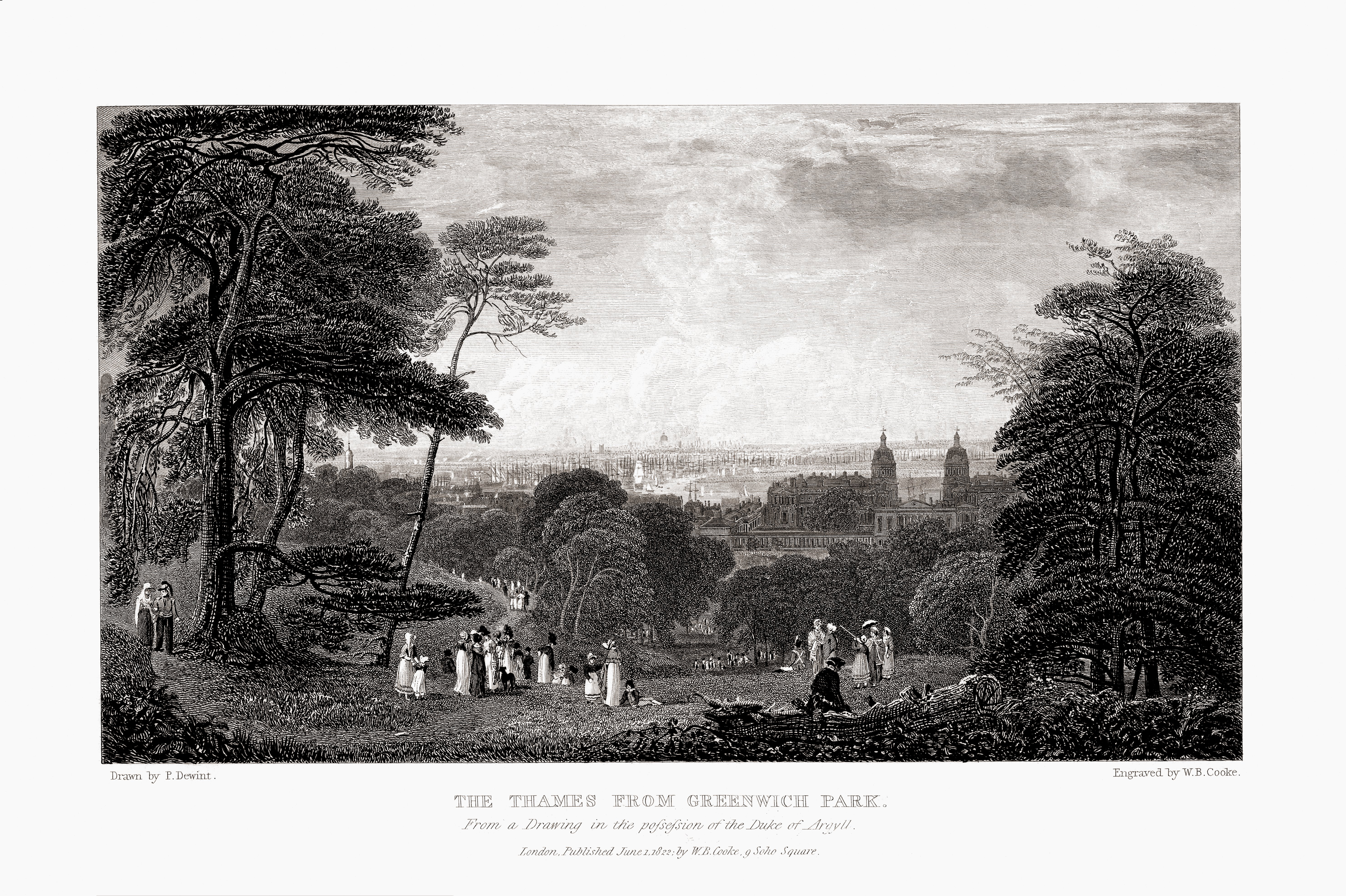 Greenwich,river view,prints,park-countryside